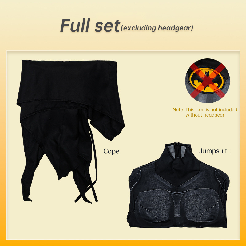 Hero Armor Outfit Michael Keaton Bruce Cosplay Costume Black Leather Jumpsuit Boots Cowl Full Set Halloween Suit Custom - Image 7